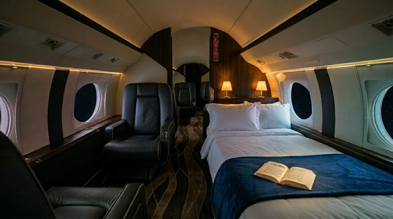 Gulfstream GIV — Interior de Cabina